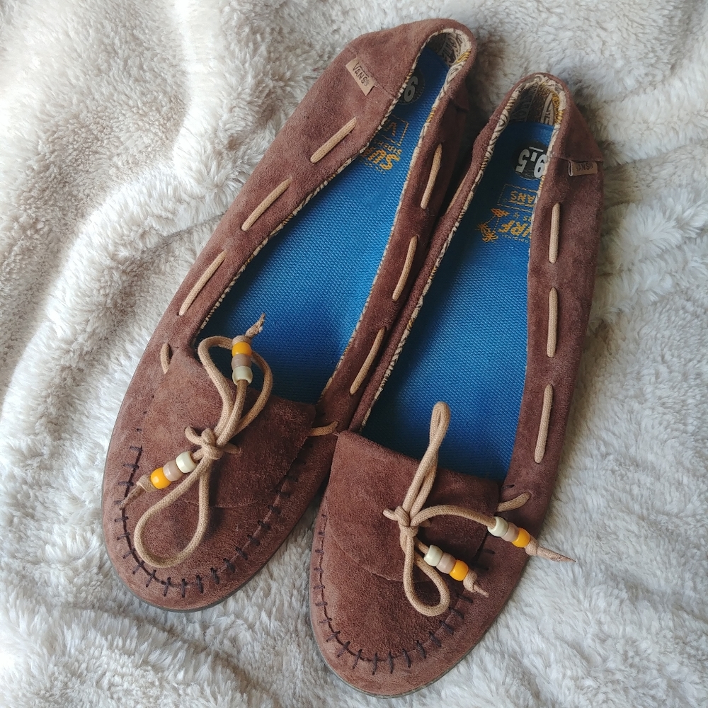 Vans suede Surf siders loafers